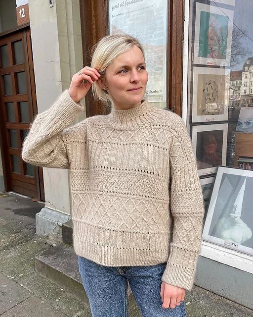 Свитер Ingrid спицами Свитер Ingrid спицами