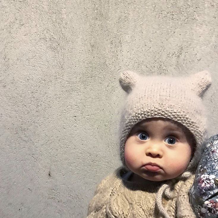Чепчик baby bear спицами Чепчик baby bear спицами — изображение 2
