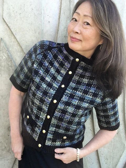 Свитер с жаккардовым узором в клетку Gingham Свитер с жаккардовым узором в клетку Gingham — изображение 6