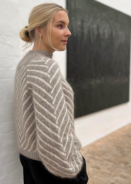 Джемпер MY HERRINGBONE JUMPER спицами Джемпер MY HERRINGBONE JUMPER спицами — изображение 3