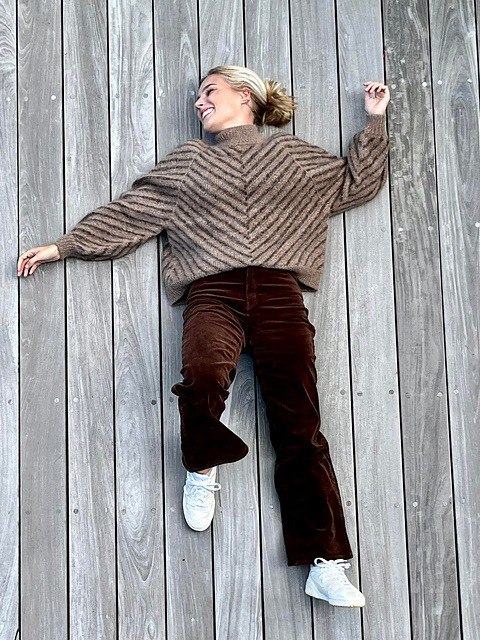 Джемпер MY HERRINGBONE JUMPER спицами Джемпер MY HERRINGBONE JUMPER спицами — изображение 2