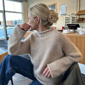 Топ Manhattan спицами Sweater Cloud спицами